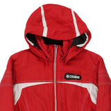 Age 11-12 Colmar Jacket - Medium Red Nylon Blend