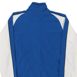 Age 11-12 Champion Track Jacket - Large Blue Polyester