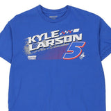 Kyle Larson Nascar T-Shirt - Medium Blue Cotton