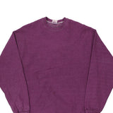 Hanes Sweatshirt - Medium Purple Cotton Blend