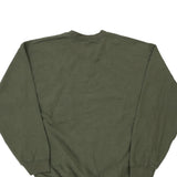 Unbranded Sweatshirt - Large Khaki Cotton Blend
