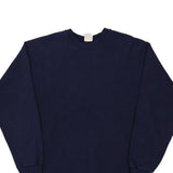 Hanes Sweatshirt - Medium Navy Cotton Blend