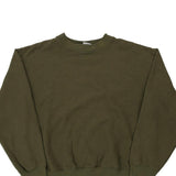 Bold Spirit Sweatshirt - Large Khaki Cotton Blend