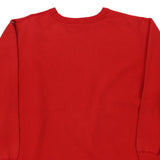 Calvin Klein Jeans Spellout Sweatshirt - Small Red Cotton