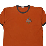 Myrtle Beach Harley Davidson Graphic T-Shirt - 2XL Orange Cotton