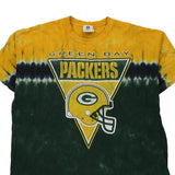Green Bay Packers Nfl Tie-Dye T-Shirt - 2XL Green Cotton