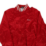 Vintage red Made in USA NCR Aristo Jac Varsity Jacket - mens x-large