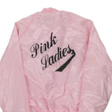 Made in USA Pink Ladies Cruisin Usa Varsity Jacket - Medium Pink Nylon Blend