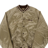 Vintage beige Made in USA Taft District Pro Fit Varsity Jacket - mens large