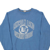 Lincoln Land Russell Athletic College Sweatshirt - Large Blue Cotton Blend
