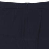 Armani Mini Pencil Skirt - 34W UK 14 Navy Polyester Blend
