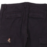 Napapijri Cargo Trousers - 32W UK 10 Navy Cotton