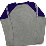 Age 12-13 Minnesota Vikings N.F.L. Team Apparel Long Sleeve T-Shirt - Large Grey Cotton