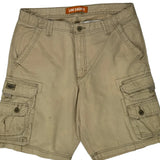 Lee Cargo Shorts - 32W 10L Beige Cotton