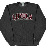 Loyola University Chicago Champion College Sweatshirt - Medium Grey Cotton Blend