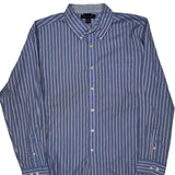 Tommy Hilfiger Striped Shirt - XL Blue Cotton