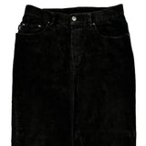 Ralph Lauren Cord Trousers - 28″ Waist Black Corduroy