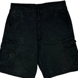 Levis Cargo Shorts - 34W 10L Black Cotton