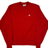Reverse Weave Champion Sweatshirt - Medium Red Cotton