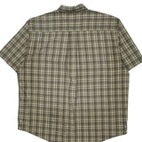 Carhartt Checked Short Sleeve Shirt - XL Gray Cotton