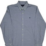 Ralph Lauren Slim Fit Shirt - XL Blue Cotton
