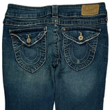 True Religion Skinny Jeans - 30W UK 8 Blue Cotton