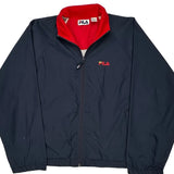 Fila Windbreaker - Large Navy Nylon