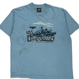 USs Laffey Dd724 Screen Stars Single Stitch T-Shirt - XL Blue Cotton Blend