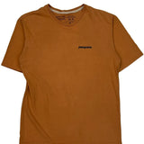 Save Our Home Planet Patagonia Graphic T-Shirt - Small Orange Cotton