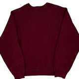 Bethune Cookman Russell Athletic College Sweatshirt - Small Burgundy Cotton Blend
