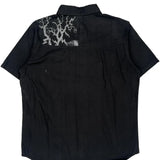 The North Face Graphic Short Sleeve Shirt - Large Black Cotton