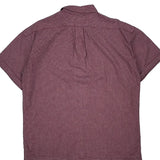 Blake Ralph Lauren Checked Short Sleeve Shirt - XL Burgundy Cotton