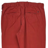 Tommy Hilfiger Chinos - 32W 30L Red Cotton