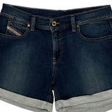 Diesel Denim Shorts - 30W UK 10 Dark Wash Denim