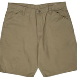 Wrangler Carpenter Shorts - 37W 10L Khaki Cotton