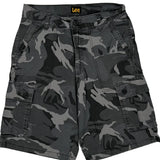 Lee Cargo Shorts - 29W 10L Camo Cotton