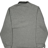 Polo By Ralph Lauren Collared Sweatshirt - Large Gray Cotton