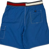 Tommy Hilfiger Sport Shorts - Large Blue Nylon