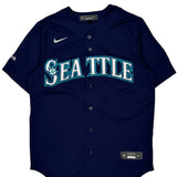 Seattle Mariners Nike Mlb Football Jersey - Medium Navy Polyester