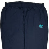 Adidas Track Pants - Large Navy Polyester