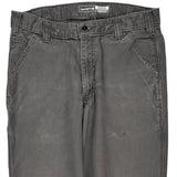 Carhartt Carpenter Trousers - 30W 33L Grey Cotton