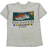 Caribbean Cruise Co Max Single Stitch T-Shirt - Medium Grey Cotton