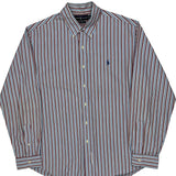 Ralph Lauren Striped Shirt - XL Blue Cotton