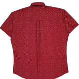 Chaps Ralph Lauren Short Sleeve Shirt - Large Red Cotton