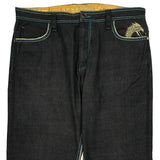Eagle Embroidery Coogi Jeans - 42W 35L Blue Denim