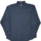 Chaps Ralph Lauren Shirt - XL Navy Cotton