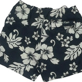 Calvin Klein Floral Swim Shorts - Large Black & White Nylon