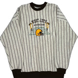 Made In USA West Jeff Roughriders Pioneer Sports Striped Sweatshirt - 2XL Black Cotton