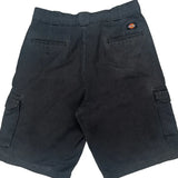 Dickies Cargo Shorts - 36W 11L Black Cotton