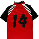 Age 15 Adidas Football Shirt - XL Red Polyester